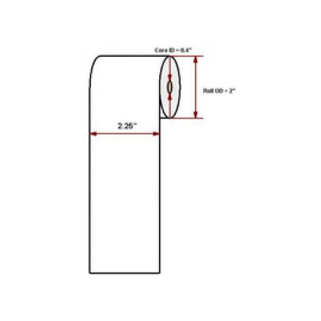 LINERLESS LABEL,PREM,PERM,MF2T30 ROLLS P