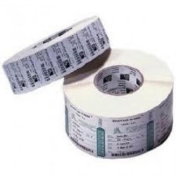 Duratran I Thermal Transfer Paper Labels, 101.6W x 165.1L, Permanent adhesive, 40 mm core, 110 mm OD, 300 labels per roll, 12 rolls per carton, for desktop printers, pair with TMX1310 ribbon Box of 12 Rolls Megacom