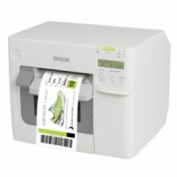 Epson ColorWorks C3500, massicot, écran, USB, Ethernet, NiceLabel, blanc  Megacom