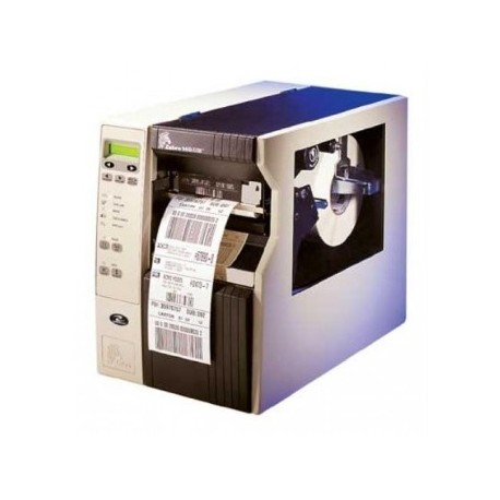 TT Printer 140Xi4, 203dpi, Euro- UK cord, Swiss 721 font, Serial, Parallel, USB, Int 10-100, Bifold Media Door