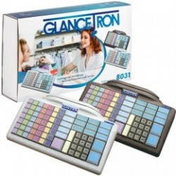 Glancetron Keyboard 8031, num., RS232, PS/2, en kit, blanc Megacom
