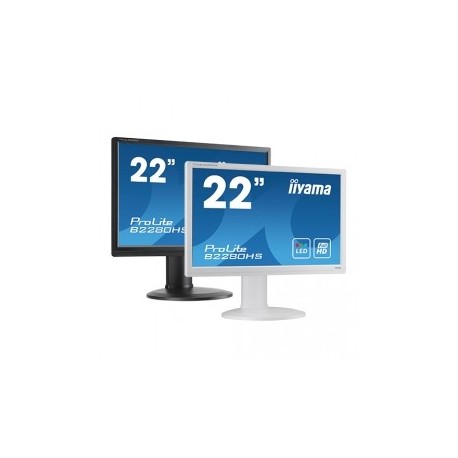 iiyama ProLite B2280HS, 54,6 cm (21,5''), Full HD, blanc