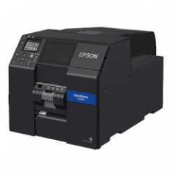 Epson ColorWorks CW‑,C6000Ae, massicot, écran, USB, Ethernet, noir Megacom