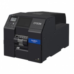 Epson ColorWorks CW-C6500Pe (mk), décolleur, écran, USB, Ethernet, noir Megacom