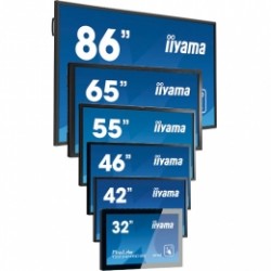 iiyama ProLite TE8602MIS-B1AG, 217,4 cm (85,6''), infrarouge, 4K, noir, Android Megacom