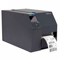 Printronix T83X4, 12 pts/mm (300 dpi), décolleur, ré-enrouleur, USB, RS232, Ethernet, GPIO Megacom