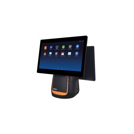 Sunmi T2s, 39.6 cm (15,6''), customer display 10'', Android, black, orange