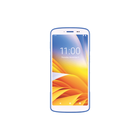 HC50 mit Notfalltaste, 2D, hot-swap, PTT, USB-C, BT, WiFi, NFC, Android, GMS, blanc, bleu
