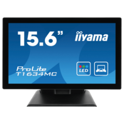 iiyama ProLite T16XX, 39,6 cm (15,6''), capacitif projeté, 10 pts, Full HD, USB, en kit (USB), noir Megacom