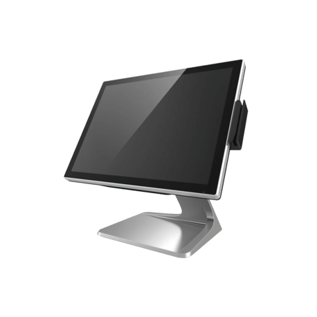 Colormetrics P5100, 38,1 cm (15''), capacitif projeté, USB, USB-C, poweredUSB, RS232, Ethernet, Intel Core i3, sans ventilateur, SSD, noir