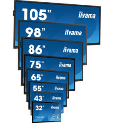 iiyama ProLite IDS, 24/7, 190,5 cm (75''), 4K, USB, RS232, Ethernet, Android, en kit (RS232), noir Megacom