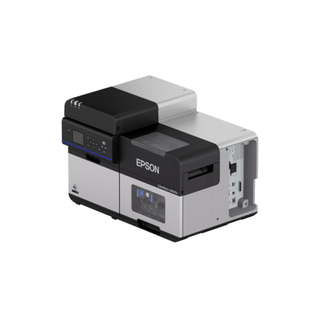 Epson ColorWorks C8000MK, massicot, écran, USB, Ethernet, en kit (USB), noir, gris