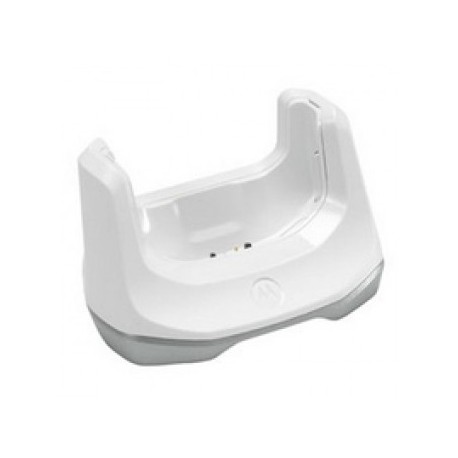 MC40 White, Healthcare Single Slot Cradle - Charge only, Disinfectant Ready. Must order power supply (PWR-WUA5V6W0WW) and USB Cable (25-MCXUSB-01R) separately