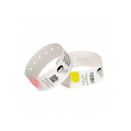 ZEBRA Z-BAND DIRECT ADULT RED STRIPE FOR DESKTOP. Unit sales is a box. Qty by box is 6 rolls
