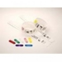 Kit Fermetures Clip, jaune Megacom