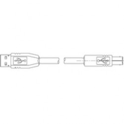 KIT,USB,I/F CBL,6FT,A/B GRAY Megacom