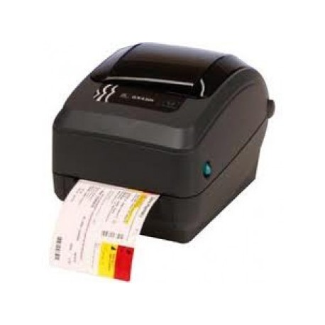 Zebra GX430t rev2, 12 pts/mm (300 dpi), massicot, EPL, ZPL, multi-IF, serveur d'impression (WiFi)