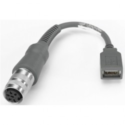 VC5090 USB Host cable, 6ft straight, rugged amphenol conn Megacom