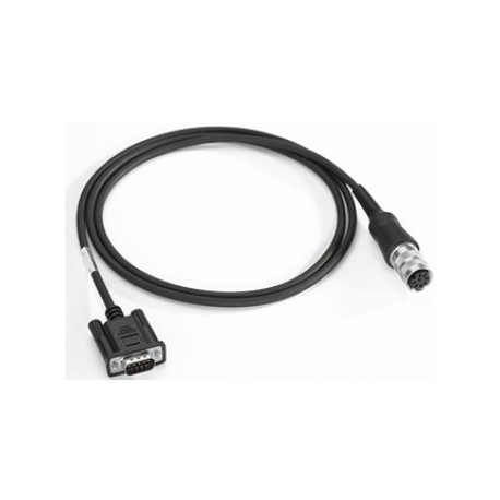 VC5090 RS232 Cable, 9-Pin Male, 5ft straight, rugged amphenol