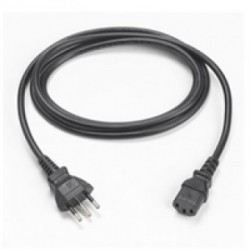 CORDAC,PWR,18AWG,3 PLUG BLK,10A,BRAZIL. Megacom