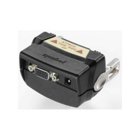 MC90/MC91/MC92 Cable Adapter Module. 3.3v - 500mAh. Provides charge and communication. Order P/S PWR-BGA12V50W0WW, DC Line Cord CBL-DC-388A1-01, country specific 3-wire grounded AC Line Cord, and RS232, USB or Dex Cable separately.