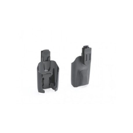 MC9500 Rigid Holster. MC9500 orientation when holstered is Scan Exit Window Up, allowing for holstering of MC9500 with a snap on attachment such as an MSR or Cable attachment.