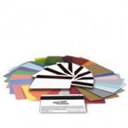 Zebra Plastic cards, 100pcs. Megacom