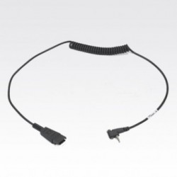 RCH50/51 Headset adapter connects a headset with unique Quick Disconnect Connector to the MC3100. Bare wires can be soldered to user defi ned unique Quick Disconnect Connector. Megacom