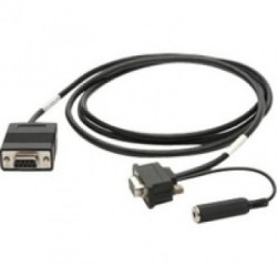 RS-232 Cable Assembly 9-Pin Female Straight Host Connector with Trigger Jack, 6ft. Straight Cable, to be used with General Purpose Fixed Mount Scanners Megacom
