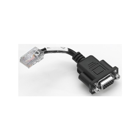 Modem Adapter Cable needed to connect a modem dongle to the MC70, MC75, MC1000, MC3000 and MC9000, Single Slot Cradles. Allows single slot cradle to be used as a modem cradle.