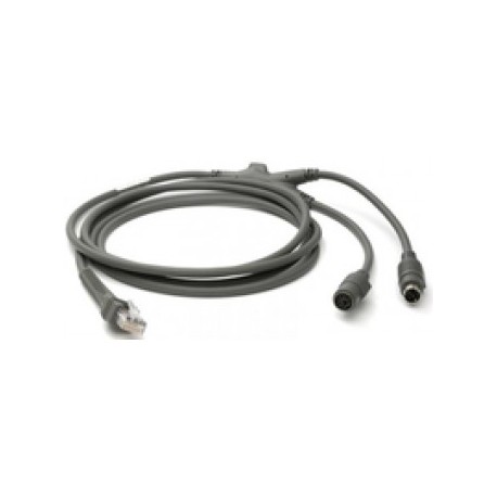 Cable, Auto-Host Detect - Keyboard Wedge 9ft. (2.8m) Coiled, PS/2 Power Port