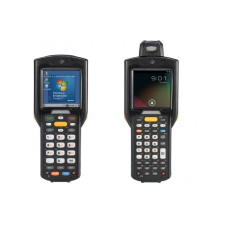 Zebra MC3200 Standard, 1D, BT, WiFi, num., pistolet, écran, WEC 7